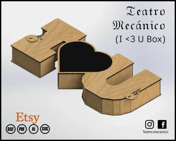 Caja De Regalo Ilove Creativo Digital